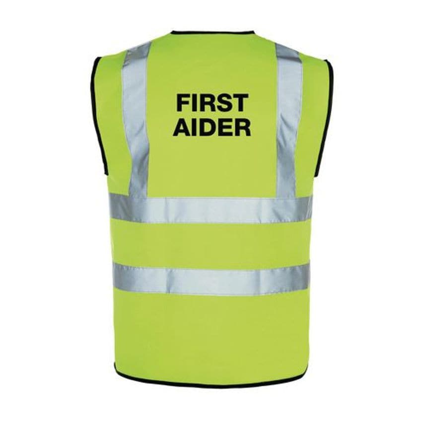 Slingsby HI Vis Vest - 3XLARGE With Print First Aider