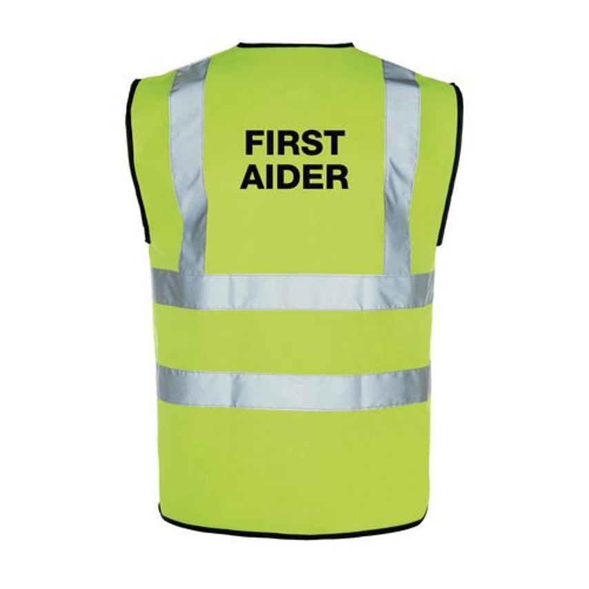 Slingsby HI Vis Vest - Medium With Print First Aider