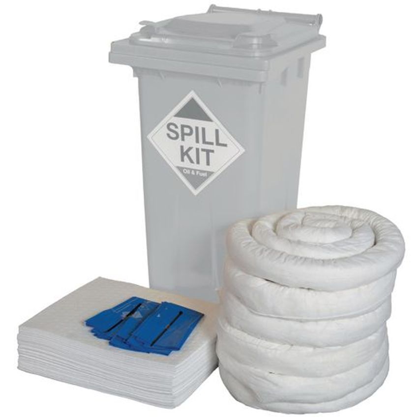 Slingsby Refill Kit for 120L Wheelie Bin Spill Kit, Oil and Fuel