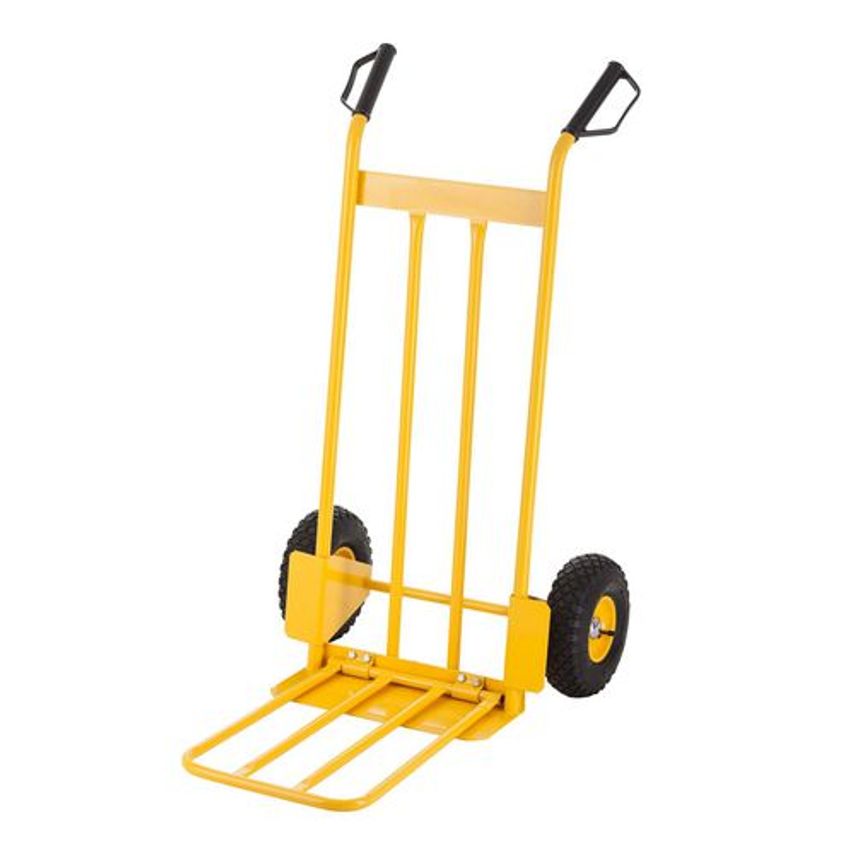 Slingsby Tubular Steel Sack Truck With Fixed and Folding Toe Plates