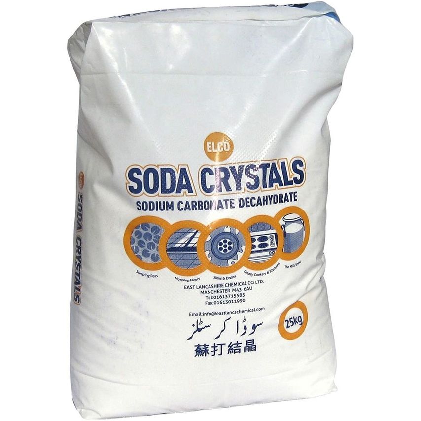 (Unbranded) Soda Carbonate Crystals 25KG BB08925 at Zoro