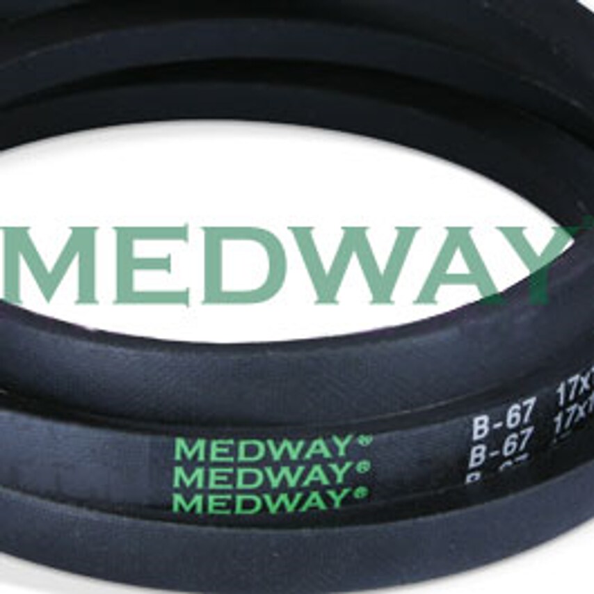 Medway V & WEDGE BELTS WRAPPEDB115 WHITE MED