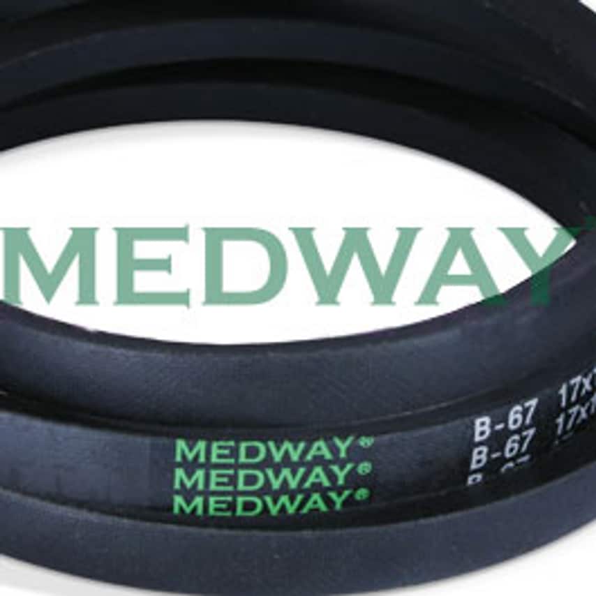 Medway V & WEDGE BELTS WRAPPEDB162 WHITE MED