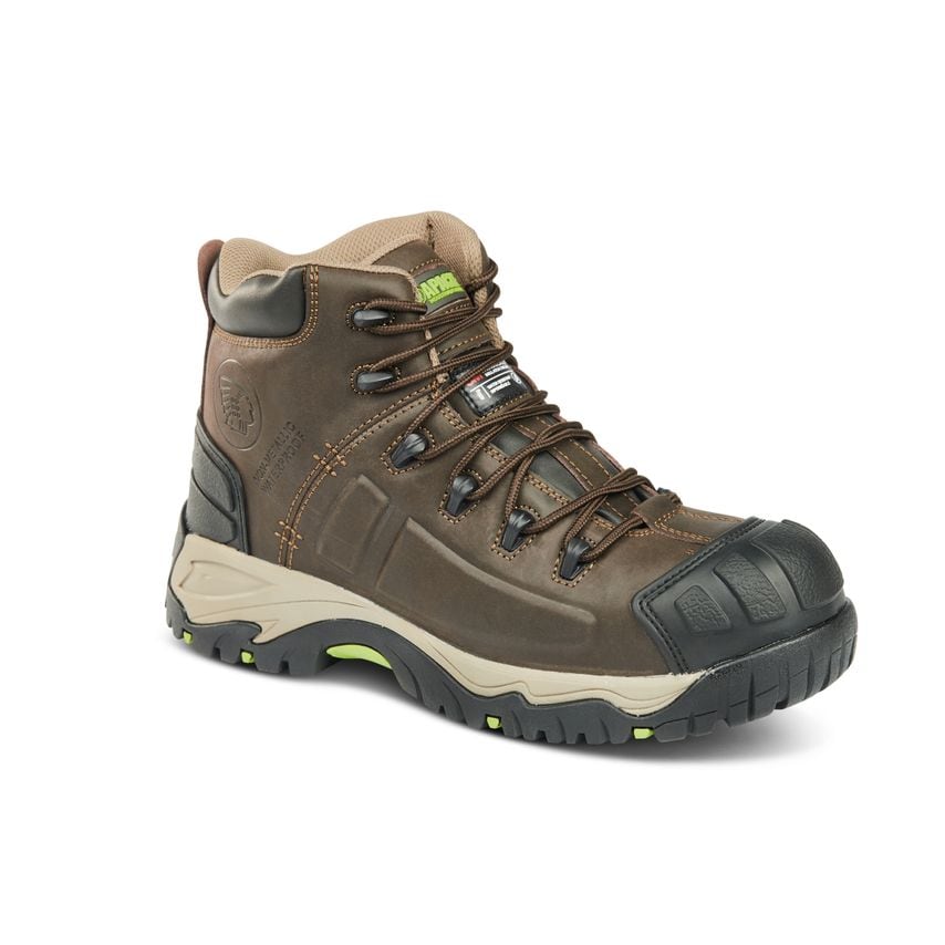 Apache Neptune Brown Non-metallic Waterproof Safety Boot Size 7