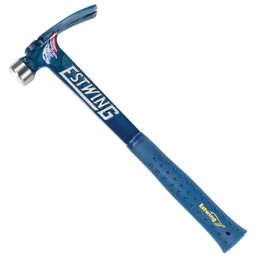 Estwing E6/15SR Claw Hammer, 15oz Short Handle Blue Nylon Vinyl Grip