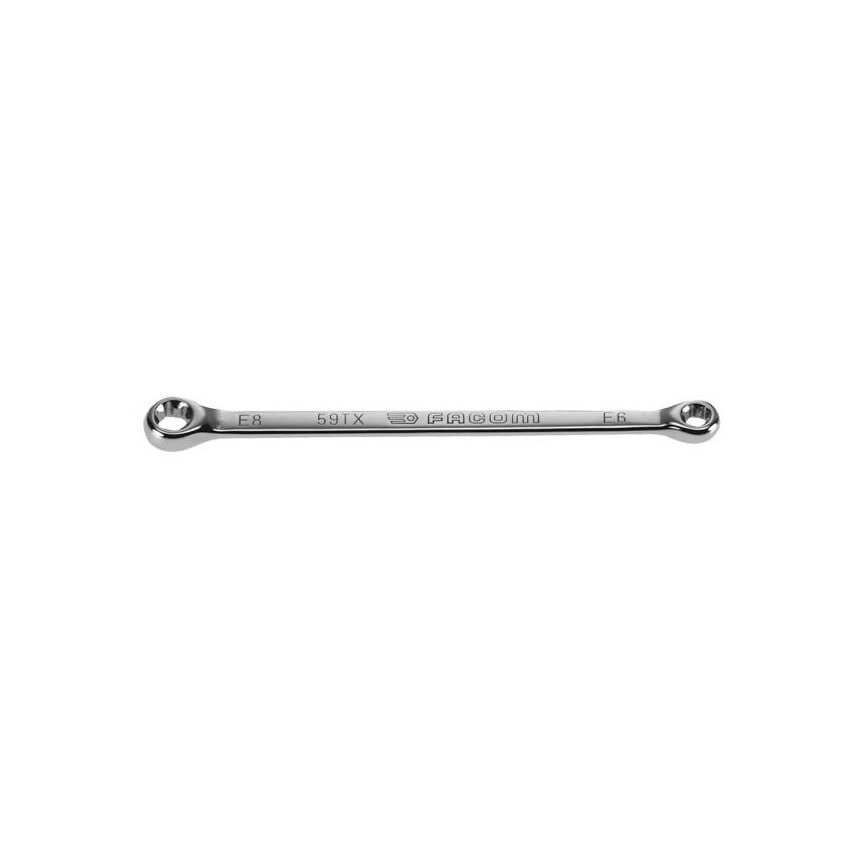 Facom 59TX.6X8 Straight Ring Wrenches with TORX Profile E6 x E8- you get 2