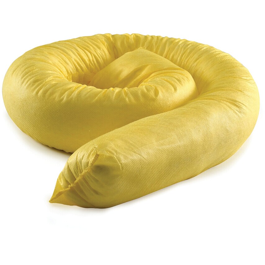 Absorbent Socks S-eco, Chemical 7.5cm x 1.2M, Pack of 10