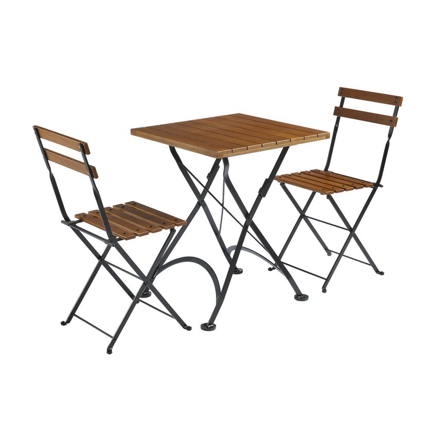 Cavali Bistro Set - 60x60 Table & 2 Chairs