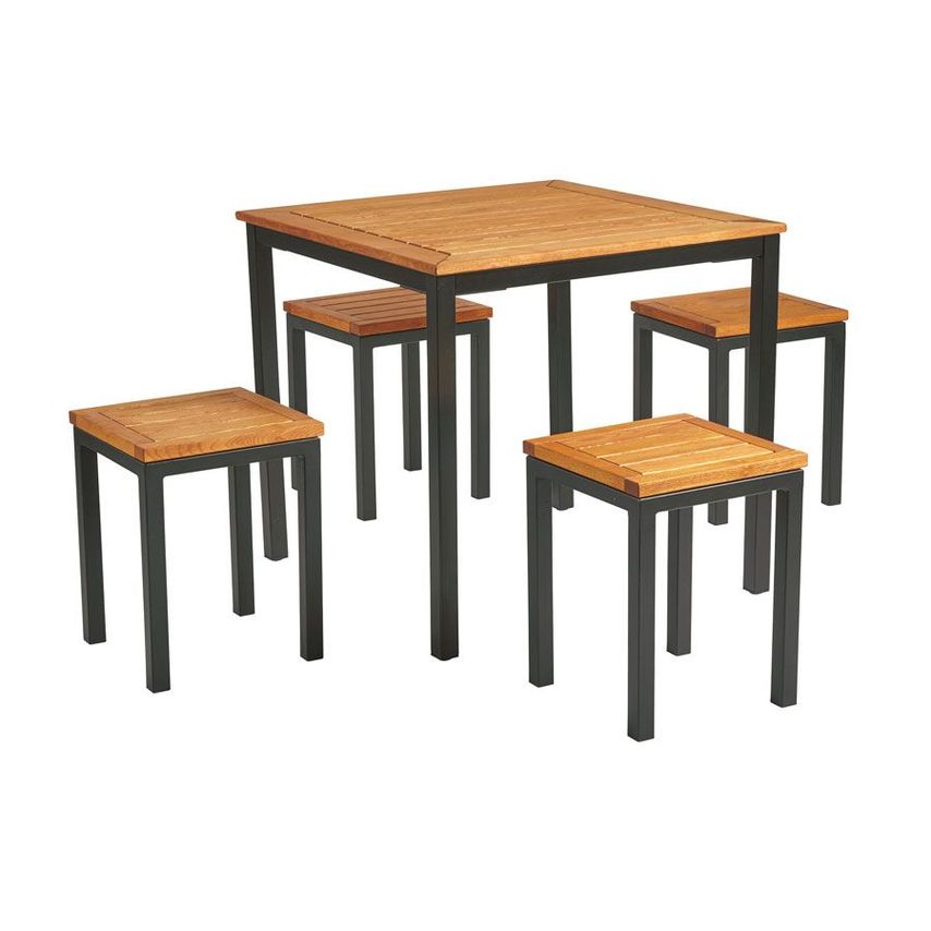 ZAP Trading Ice Low Stool Dining Set - ZA.500.620PA