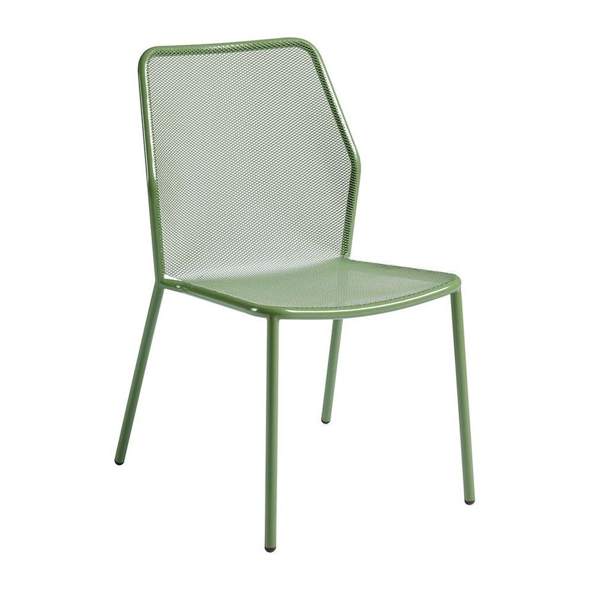 ZAP Trading Palma Outdoor Sidechair-Olive Green Matt RAL 6011