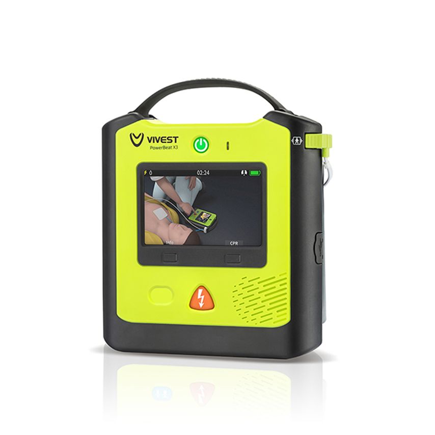 Beeswift B Click Medical Vivest Power Beat X3 Semi-Automatic AED - CM2081