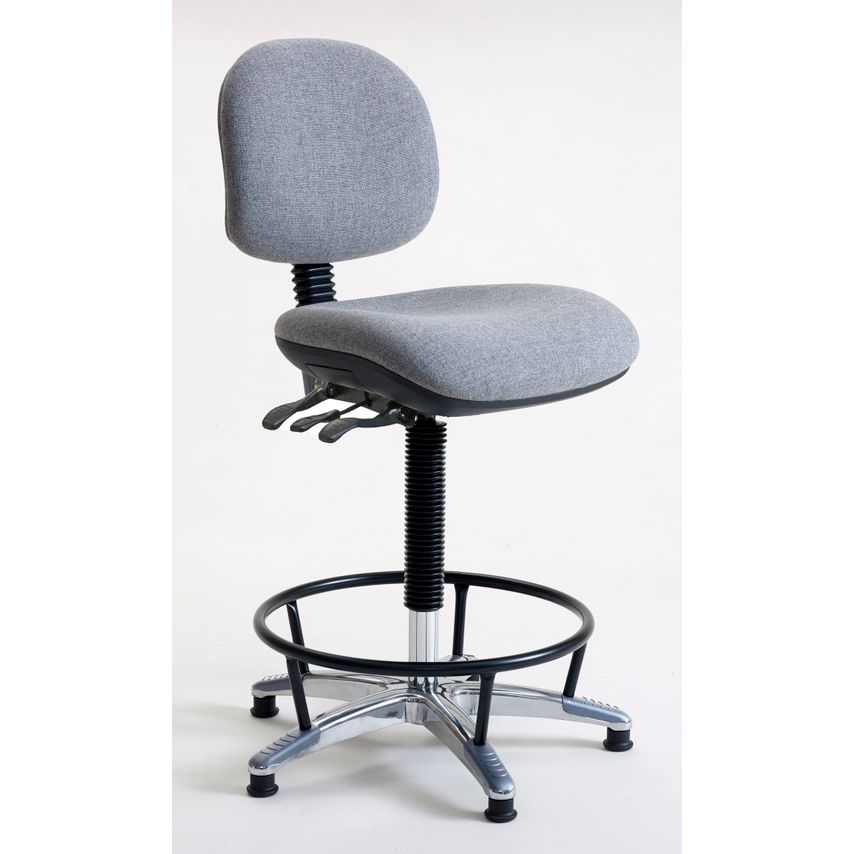 Rhodes + Scholes High Heavy Duty Bariatric Office Chair 160kg/25 Stone, Anti-Bac