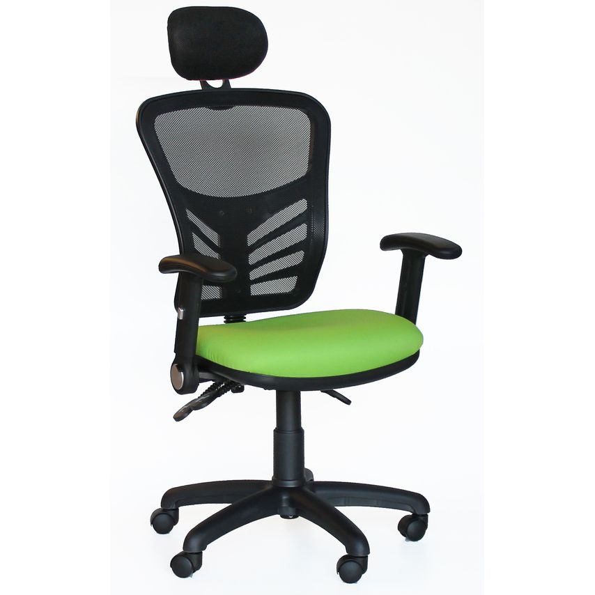 Rhodes + Scholes Mesh Office Chair With Lock Loaded Castors and Adjustable Foot
