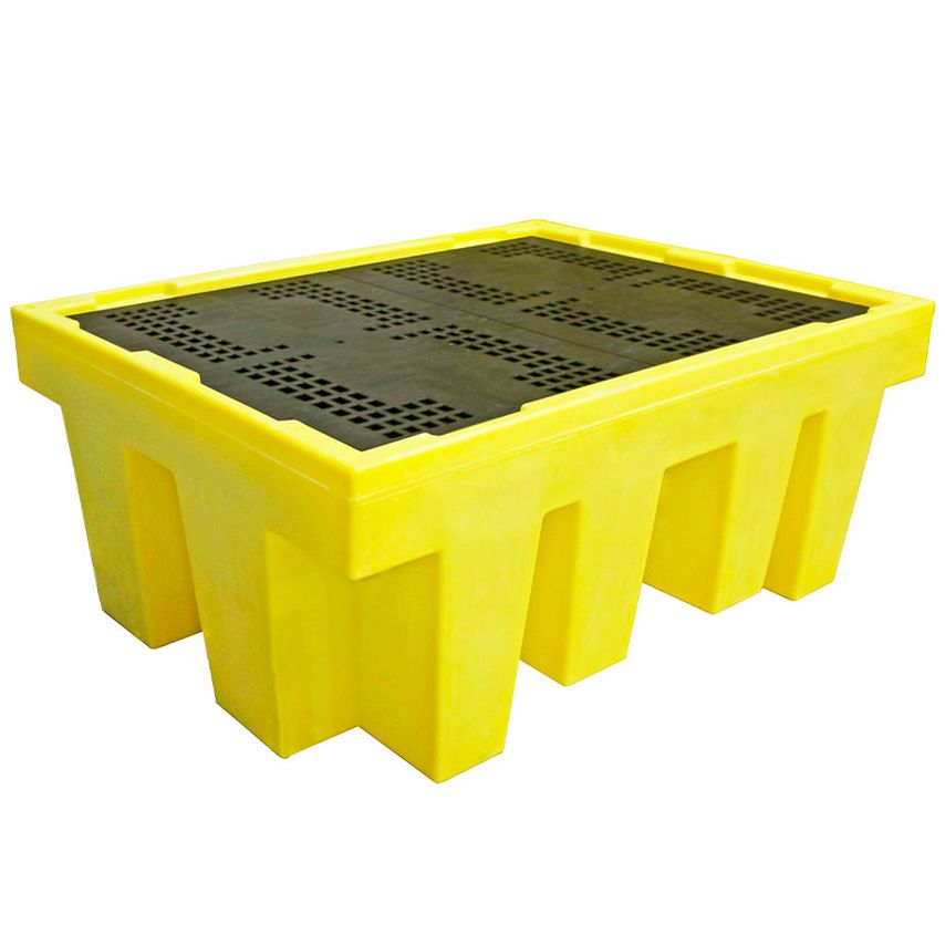 IBC Spill Pallet Bund with Removable Grid - Suitable for IBC Units