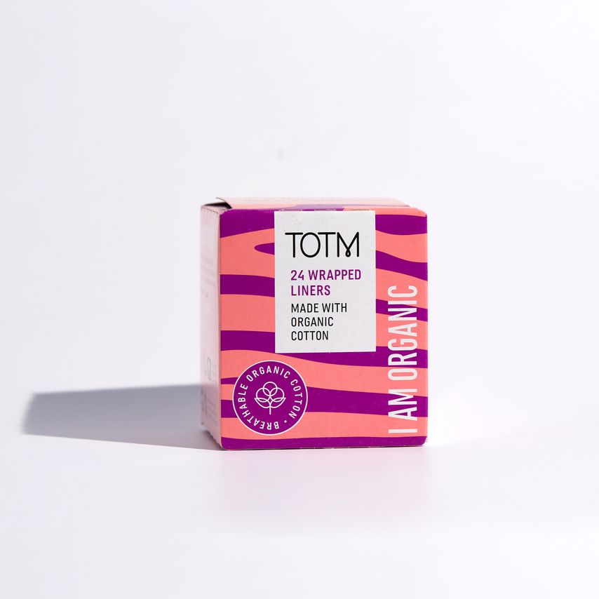 Totm Organic Wrapped Cotton Liners - Pack of 24