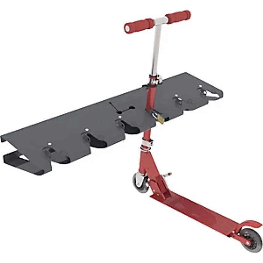 PROCITY Pedal Scooter Stand, for Wall Mounting, Grey