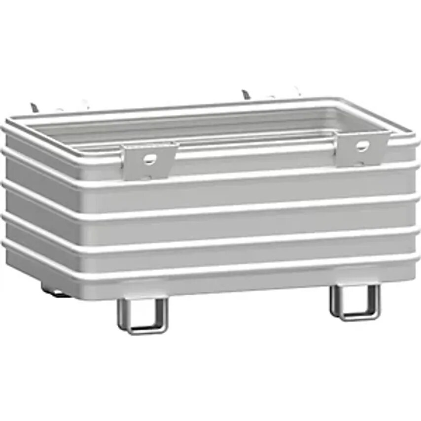 HESON Heavy Duty Box Pallet, WxL 800 X 1200 mm, with U-shaped Feet, - you get 10
