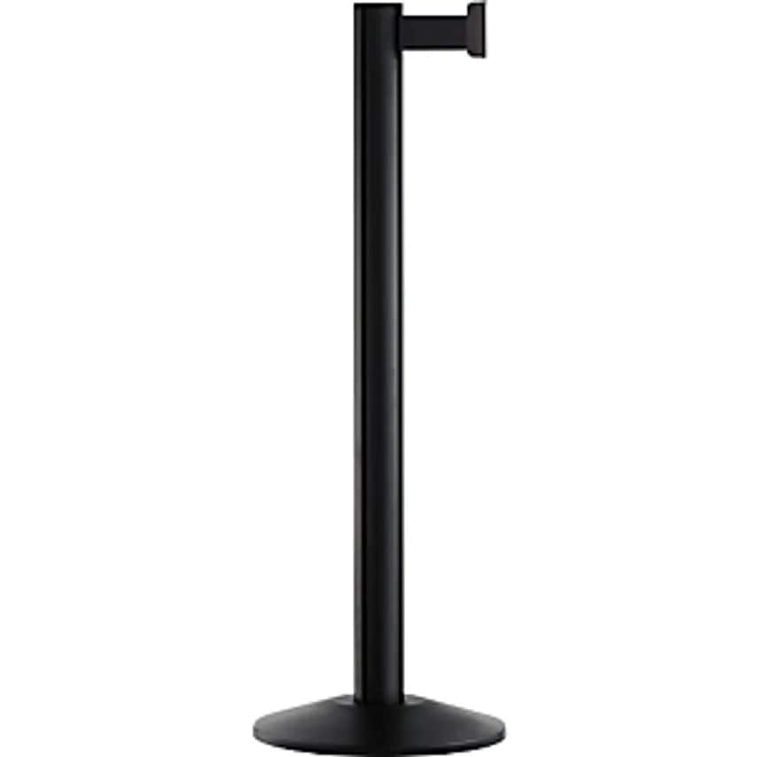 VIA GUIDE Beltrac Extend Belt Post, Aluminium, Post Black, Belt Black