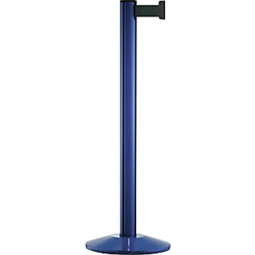 VIA GUIDE Beltrac Extend Belt Post, Aluminium, Post Blue, Belt Green