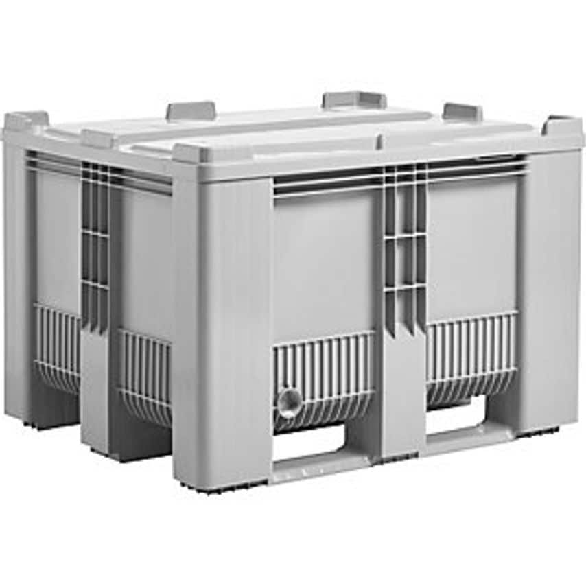 CRAEMER Lid for SB3 Pallet Box, External LxW 1200 X 1000 mm, Grey