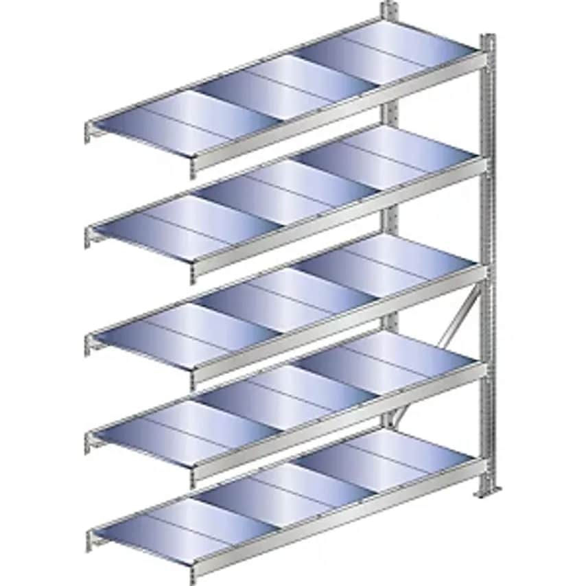 SCHULTE Wide Span Shelf Unit, Shelf Load 500 kg, Shelf Width 2000 mm, Extension