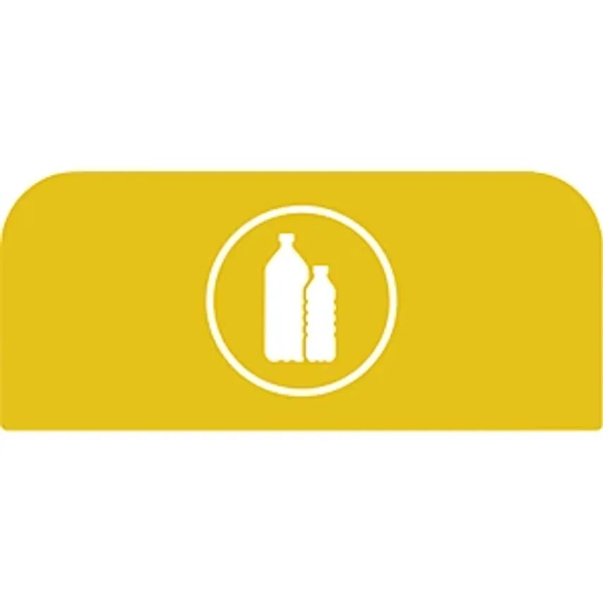 EUROKRAFTpro Configure Notice Board, for 87 Litre Container, Yellow