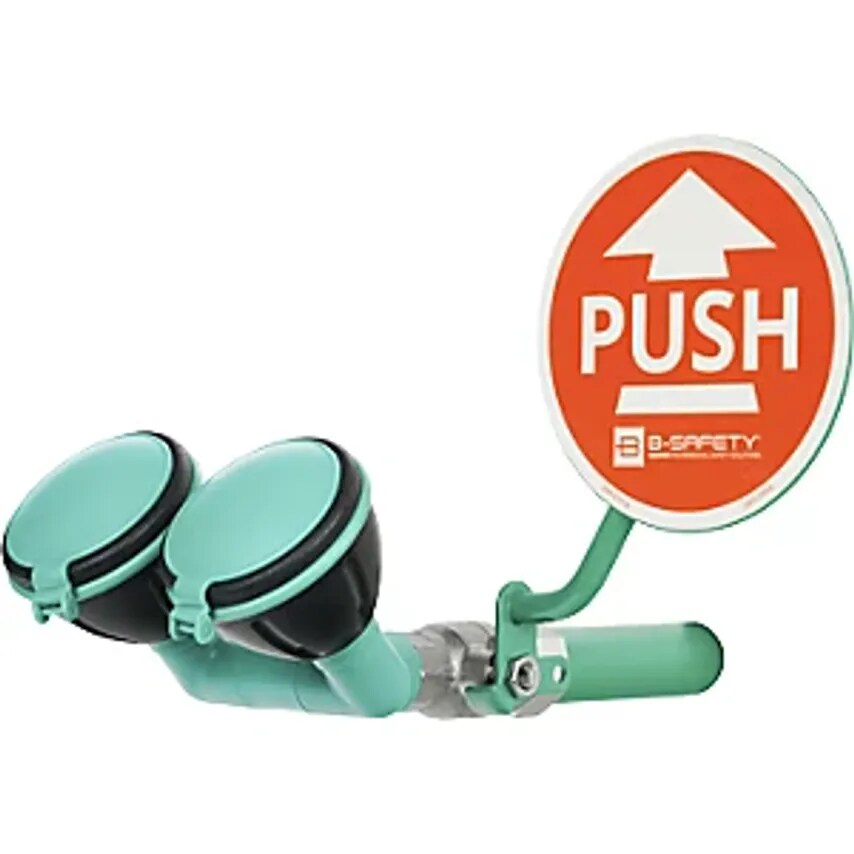 ClassicLine Safety Eye Shower, Min. Pressure 1. 5 Bar, Green