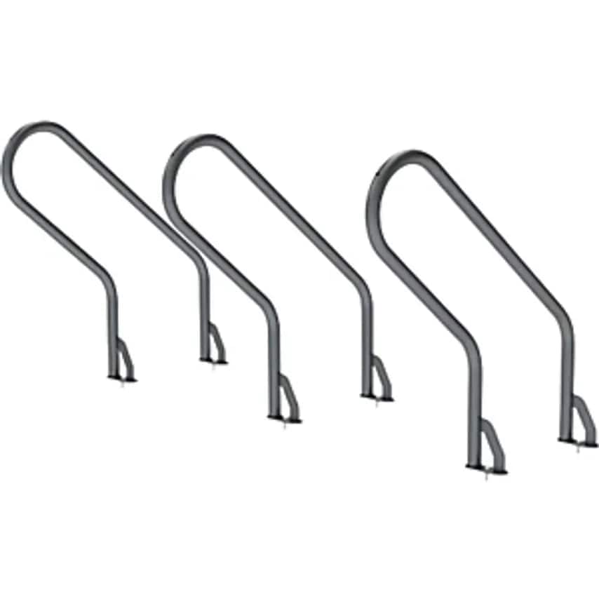 PROCITY Optimum Theft Protection, for Bicycle Racks, Grey