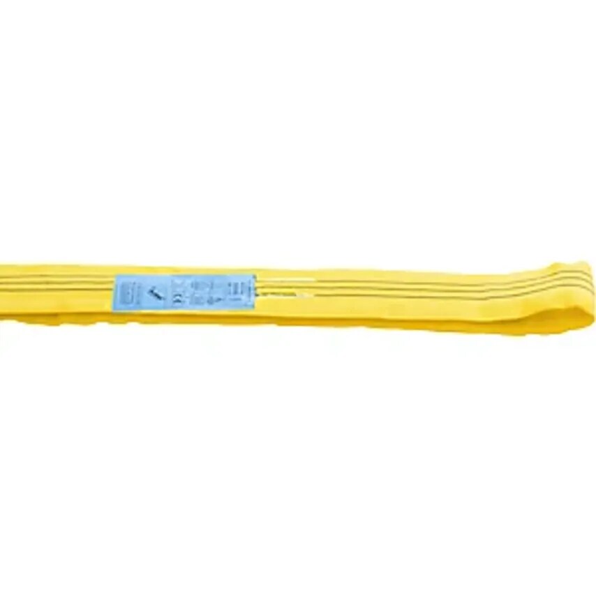 FS Round Sling, Max. Load Single Direct 3000 kg, Pack of 2, Yellow, Extended Len