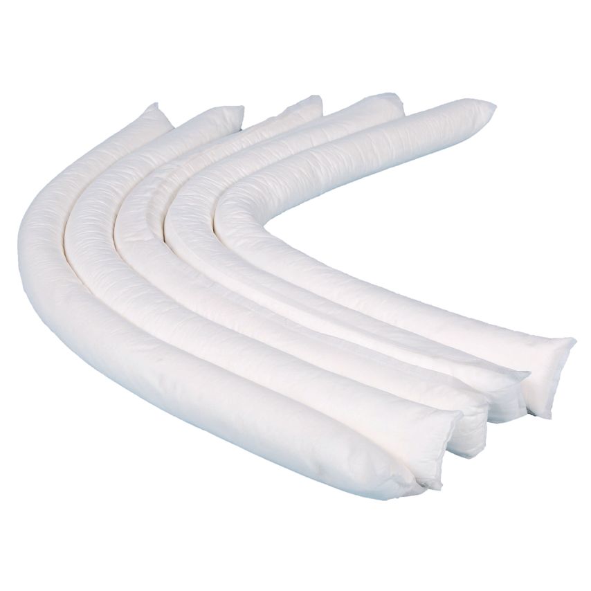 Oil & Fuel Absorbent Socks 8cm x 1.2m - Box of 20