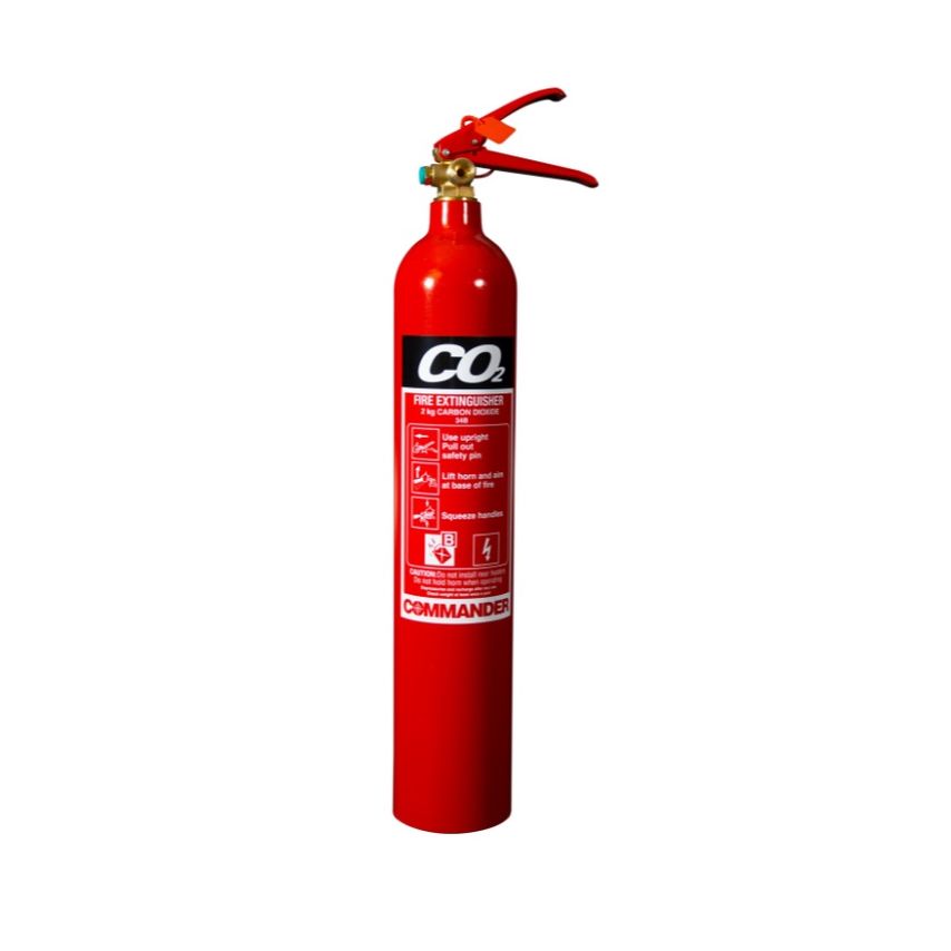 Shop Commander Renovate 2kg CO2 Tall Fire Extinguisher Fire