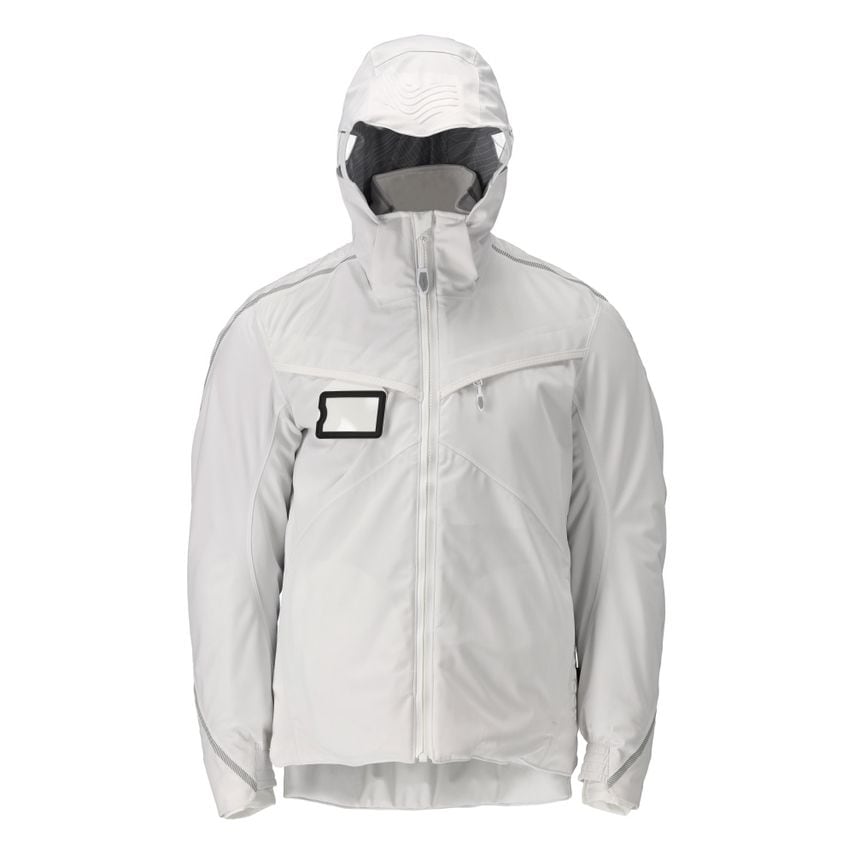 Mascot Customized Winter Jacket, White, Large
