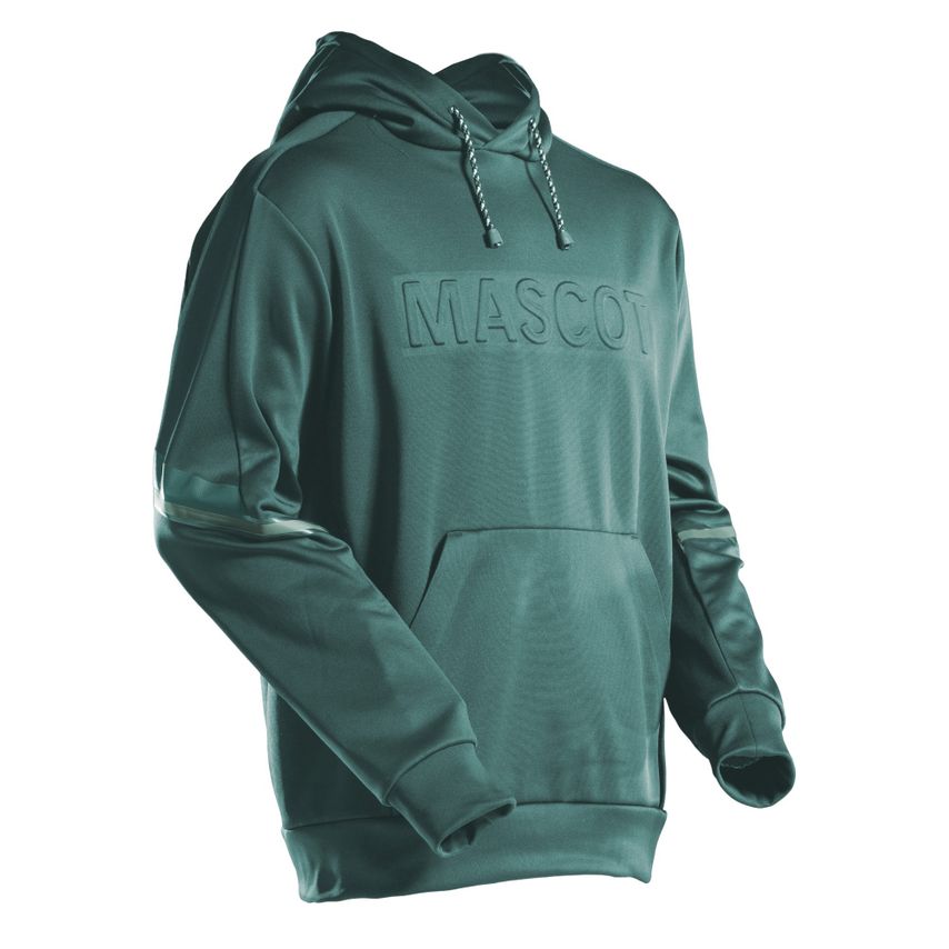 Mascot Customized Fleece Hoodie, Forest Green, Large