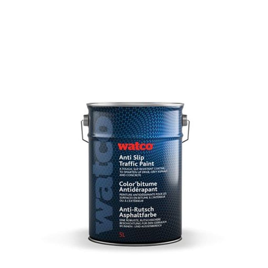 Watco Anti Slip Traffic Paint Safety Blue 5L