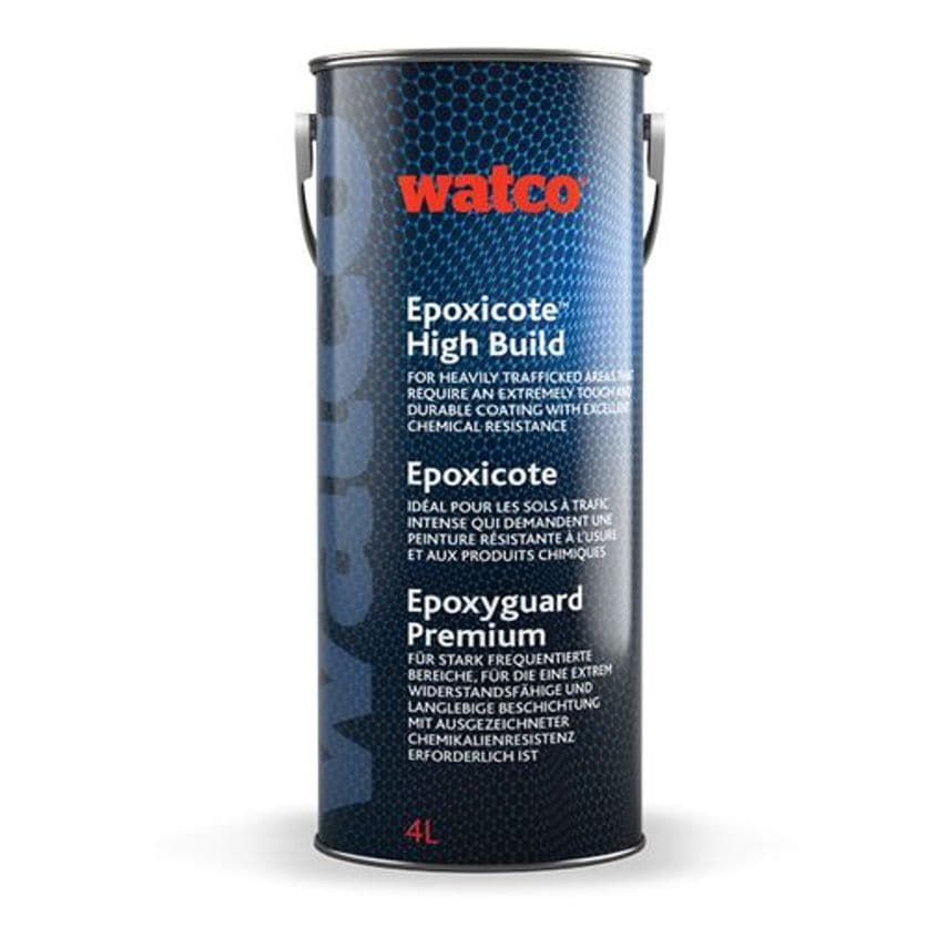 Watco Epoxicote High Build Dark Grey, 4L EHBDGRY4- you get 6