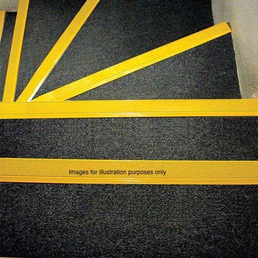Watco Aluminium Nosing Yellow 55mm X 55mm X 3000mm