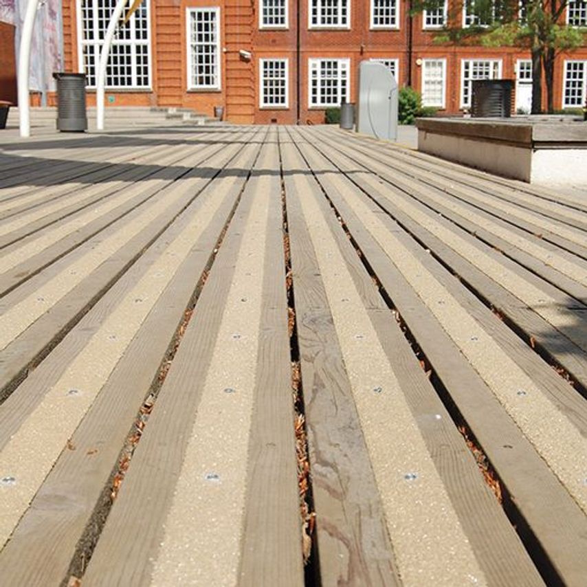 Watco GRP Decking Strips Stone 90mm X 2400mm, Medium