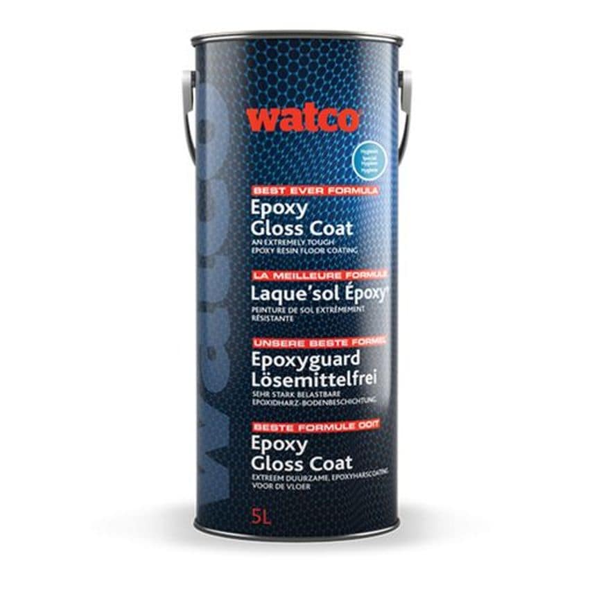 Watco Epoxy Gloss Coat Hygienic Stone Pebble Grey EGCHYGBEFRAL7032- you get 6