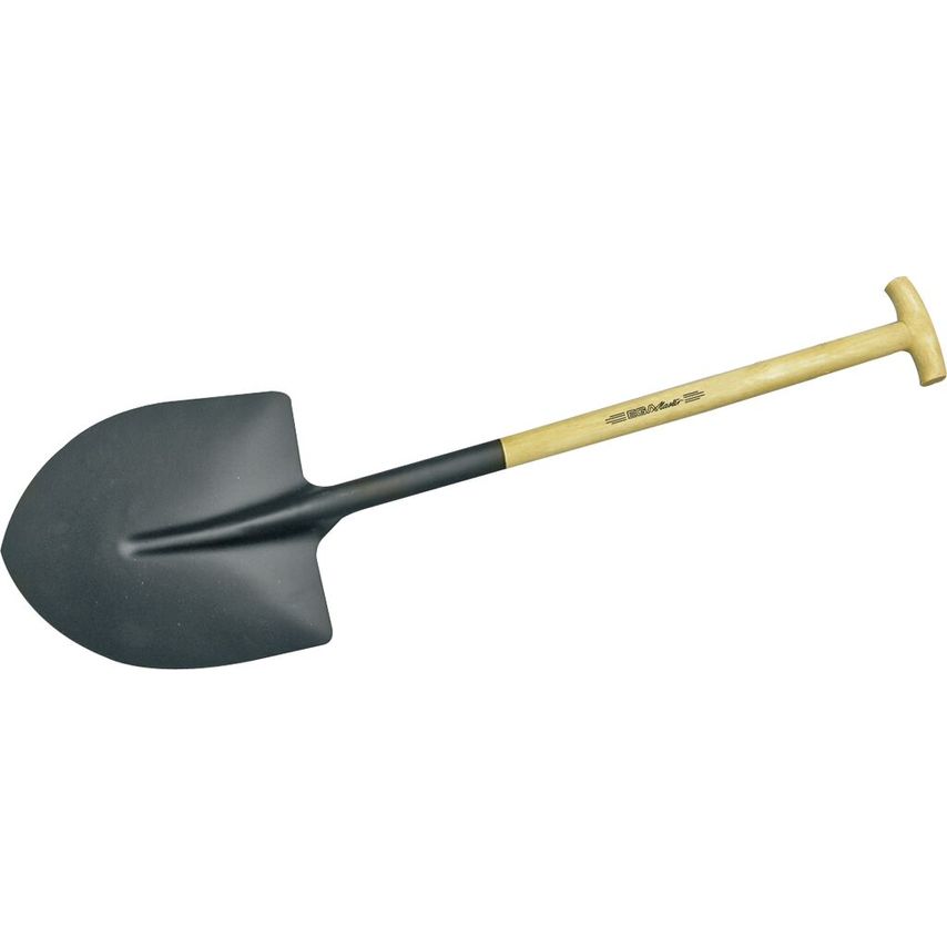 EGA Master Round Shovel No. 3 335 X 265 X 1030 mm with "T" Handle 671- you get 4