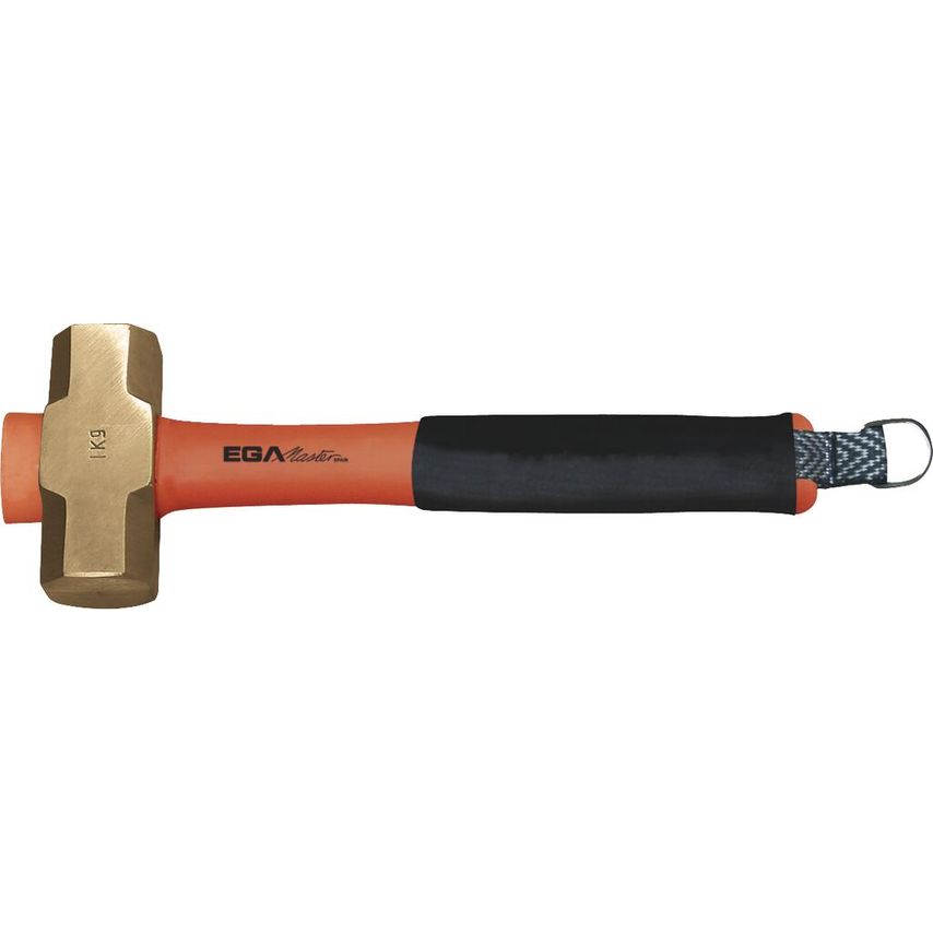 EGA Master Sledge Hammer 5 kg Fiberglass Handle Non Sparking Cu-Be Antidrop ACO