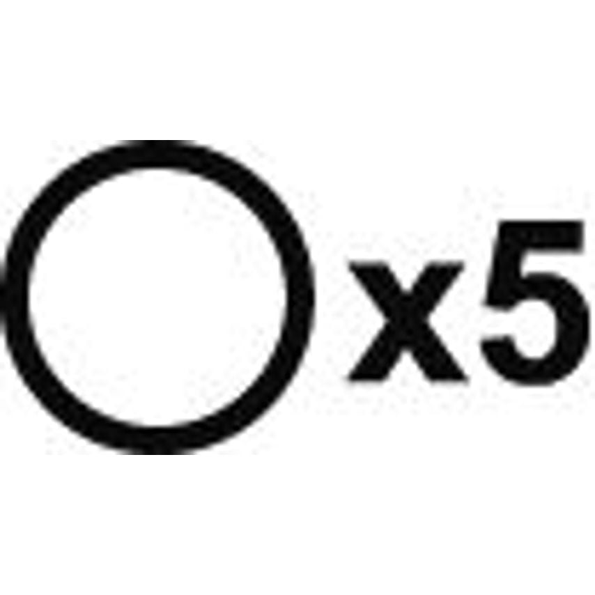 EGA Master Set of 5 O-Ring Cords 4 mm for Total Safety Slogging Wrenc- you get 4