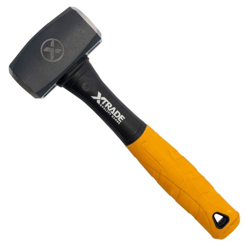 XTrade X0900079 Club Hammer with Fibreglass Handle 2.5lb