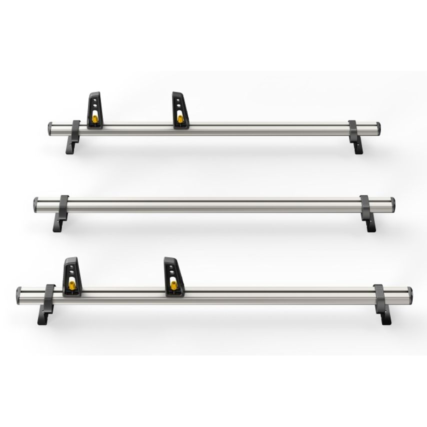 Van Guard 3 X Aluminium Ulti Bar+ with Load Stops - Peugeot Boxer 2006 on L1, L2