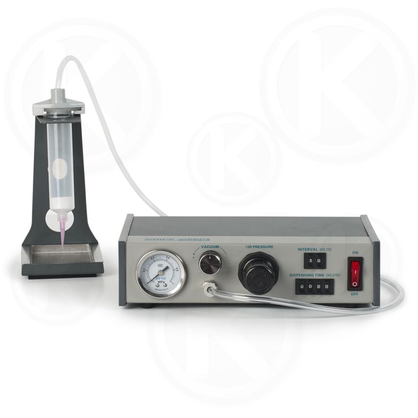 Quick Dispenser 982B comes with Foot Pedal and 30cc Adapter