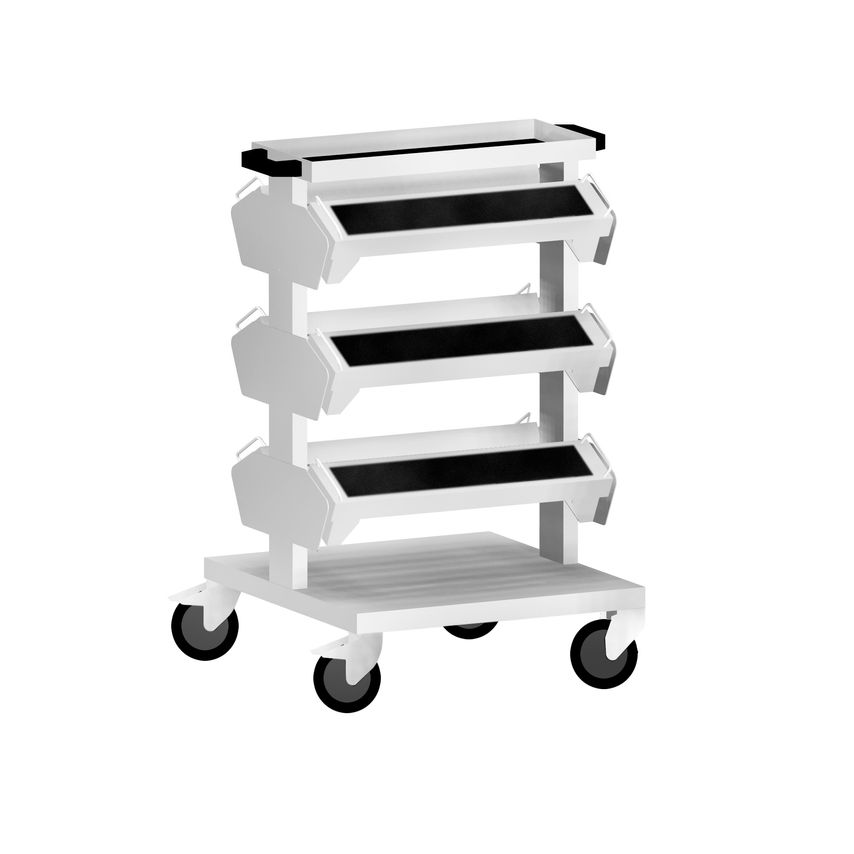 cubio CNC Compact Trolley With 6 Hsk A63 Tool Carriers. WxDxH 650x710x1020mm. Ra