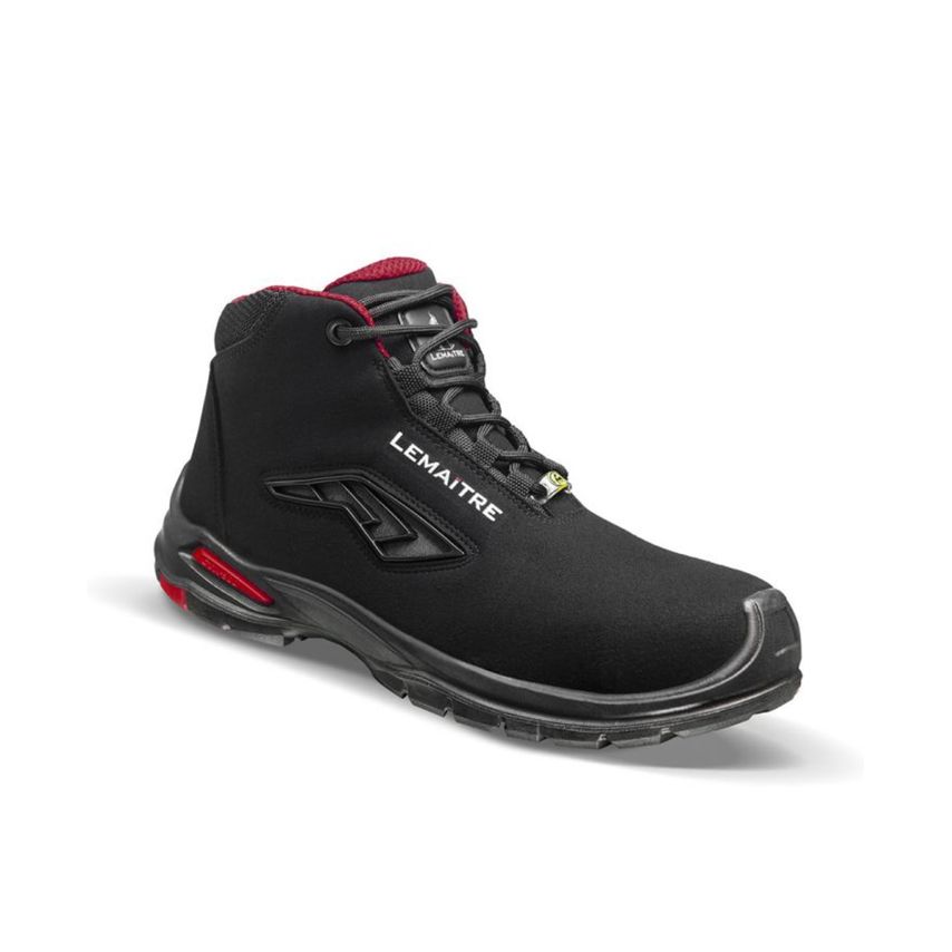Riley High S3 ESD Hiker Black/Red