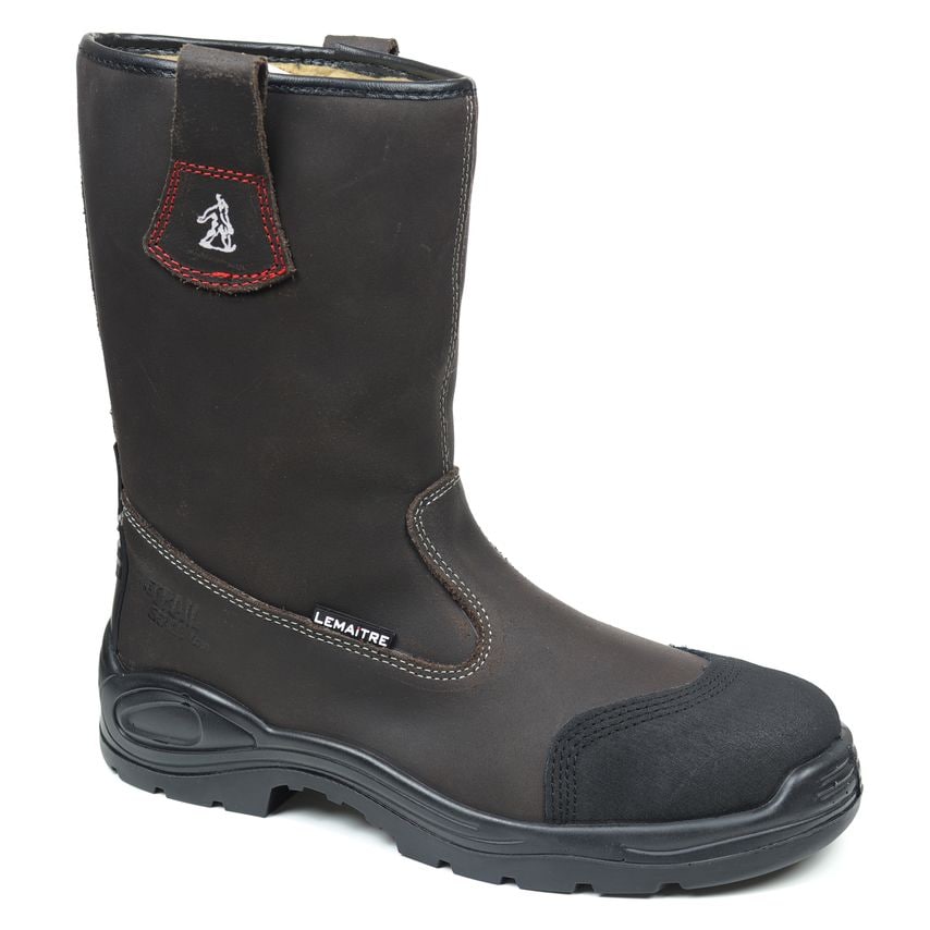Lemaitre Transalp Fur Lined Rigger-Brown-Size 5 (EU38)