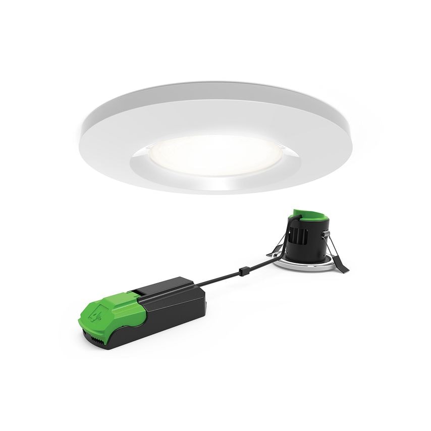 IP65 3000K Dimmable Led Fire-Rated Downlight - Matte White