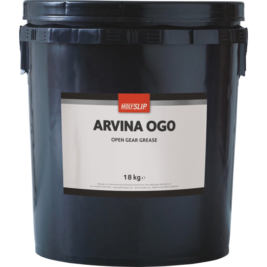 Molyslip Arvina OG0 High-Load Open-Gear Grease - 18kg