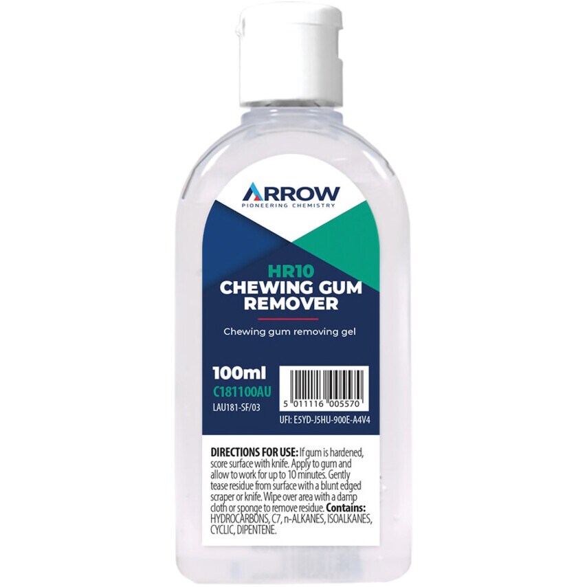 Arrow Pioneering Chemistry C181 Chewing Gum Remover Gel 100ml